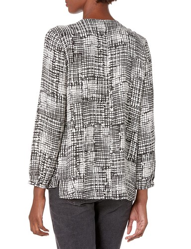 NIC+ZOE 294324 Women's FINE Tune TOP, Multi, Small - Picture 2 of 2