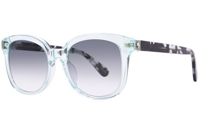 Kate Spade Gwenith/S ZI99K Sunglasses Women's Teal/Havana Square Shape 53mm