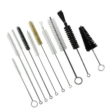 LARGE 10 PC PIPE BRUSH CLEANING KIT SET TUBE HOSE AQUARIUM BOTTLE NYLON FLEXIBLE