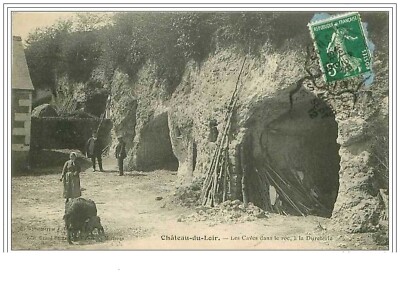 72.CHATEAU DU LOIR.LES CAVES DANS LE ROC, A LA DURTERIE