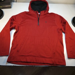 red half zip fleece