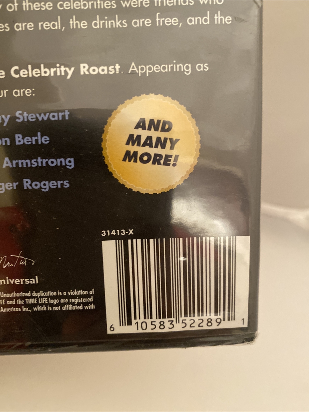 New! Sealed THE DEAN MARTIN CELEBRITY ROASTS DVD BOB HOPE JACK BENNY