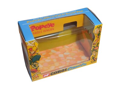 Brandneu 802 Popeye Paddelwagen Repro LEERER KARTON