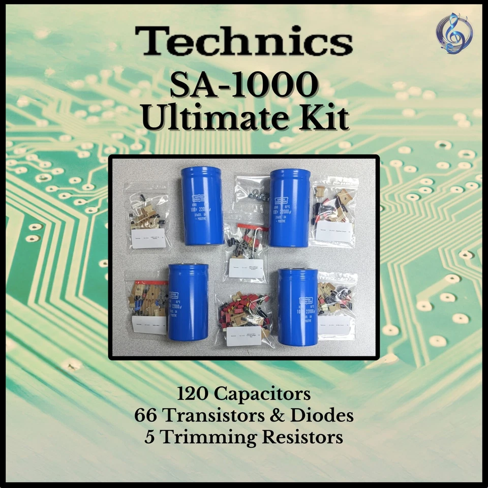 Technics SA-1000 Receiver Ultimate Upgrade Kit Genuine Parts Restoration - Image 2 of 4