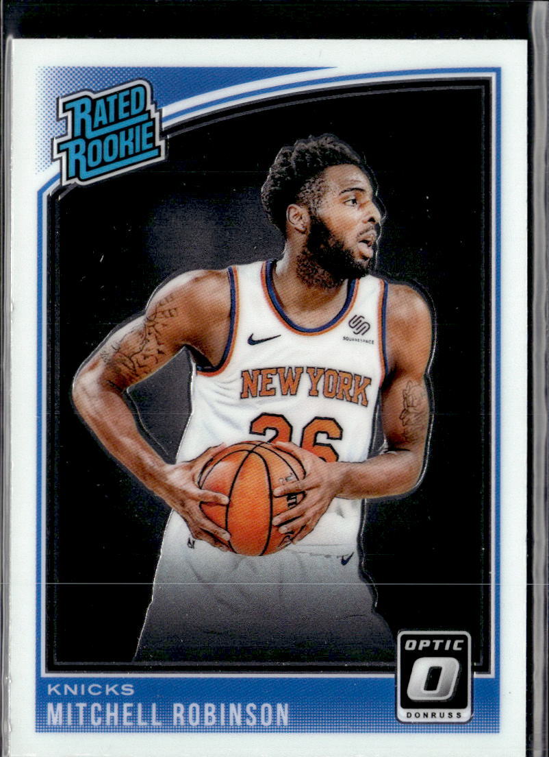 2018-19 Donruss Optic #163 Mitchell Robinson Rated Rookie RC New York Knicks