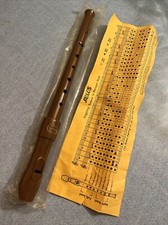 vintage CLEAN AULOS TOYAMA STANDARD JAPAN WIND INSTRUMENT BAROQUE w/ inst sheet