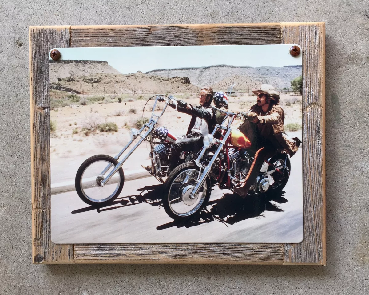 Easy Rider Motorcycle Movie Poster Dennis Hopper Harley Davidson