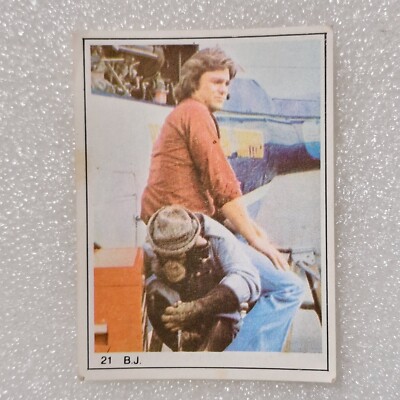 BJ AND THE BEAR TV SERIE 1981 CARD N°21