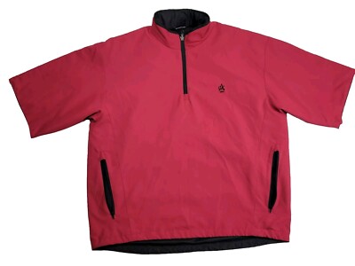 Zero Restriction Windbreaker Men's Size Medium Reversible Pockets Lightweight...