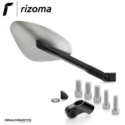 TRIUMPH Trident 660 2021-2023 Rear Mirror Genesis RIZOMA BS173A BS713B Silver...