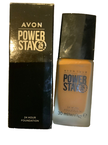 Avon Foundation Power Stay 24 Liquid Foundation Deep Tan BNIB - Picture 2 of 4