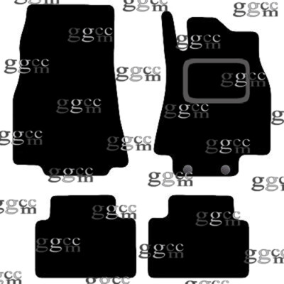 FITS MERCEDES B CLASS 2005-TO-2011 TAILORED BLACK CARPET FLOOR MATS SET