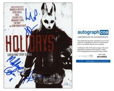 "Holidays" Cast AUTOGRAPHS Signed 8x10 Photo - Mark Steger +3 ACOA