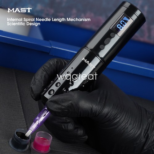 Mast Lancer Wireless Tattoo Maschine Rotary Pen Liner Shader Tätowiermaschinen - Bild 5 von 8