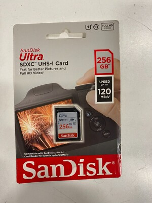 SanDisk Ultra 256GB Class 10 SDXC Memory Card - SDSDUN4-256G-GN6IN