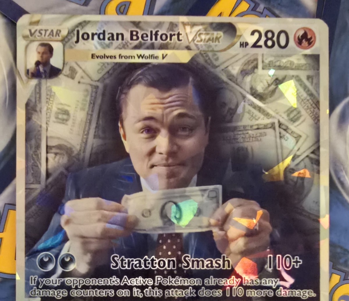 Jordan Belfort Jordan Belfort Pokemon Card - Wolf of Wallstreet | eBay