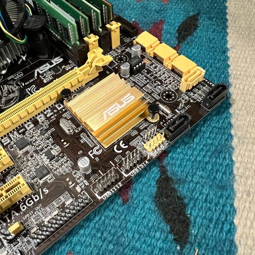 ASUS B85M-G R2.0 mATX Motherboard Combo •i5-4570S •16GB RAM •Radeon R9m •TESTED! - Picture 4 of 13