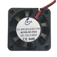 DC Brushless 12V 0.065A 40X40X10mm 6500RPM Cooling Exhaust Fan w/2 Pin Connector