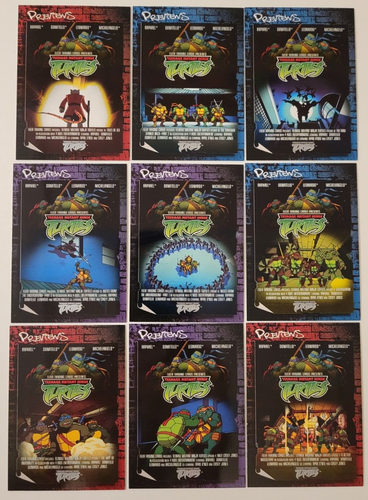 2003 TEENAGE MUTANT NINJA TURTLES Fleer PREVIEWS Chase CARD SET 9/20 TMNT Ser 1