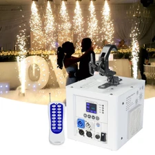 800W Cold Spark Machine Waterfall Effect Stage Wedding Events Indoor Party DMX