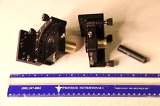 SET OF BLACK LASER OPTIC MOUNTS AS PICTURED 3 PIECES