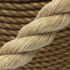 40mm Synthetic Manila Rope, Manila For Decking, Garden & Boating - Select Length