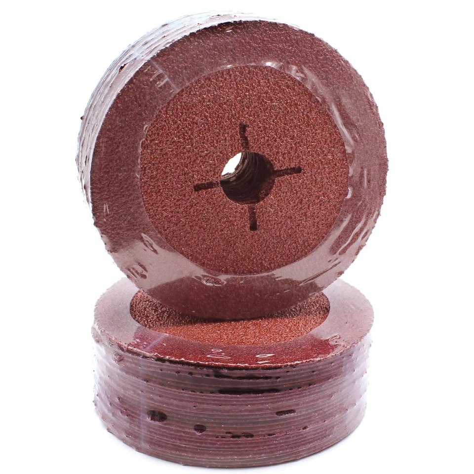 10-100 Stück Fiberscheiben 115mm 125mm Flex Winkelschleifer Fiberschleifscheiben - Bild 3 von 4