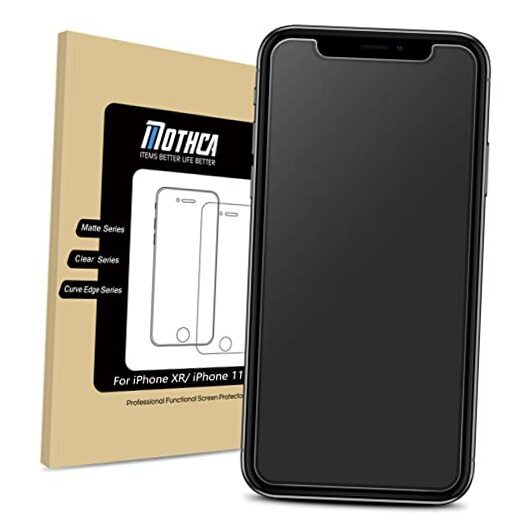 Matte Glass Anti-Glare Screen Protector for iPhone XR iPhone 11 6.1 Inch