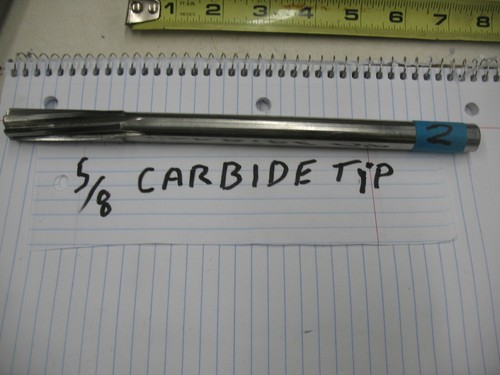 5/8"  Carbide Tip Reamer 9/16 SHANK