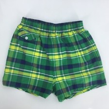 Vintage Mens Sz XS/S Swim Trunks Shorts JC Penney Towncraft Lined Plaid 70s