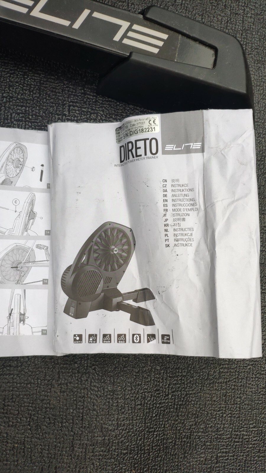 elite direto smart turbo trainer