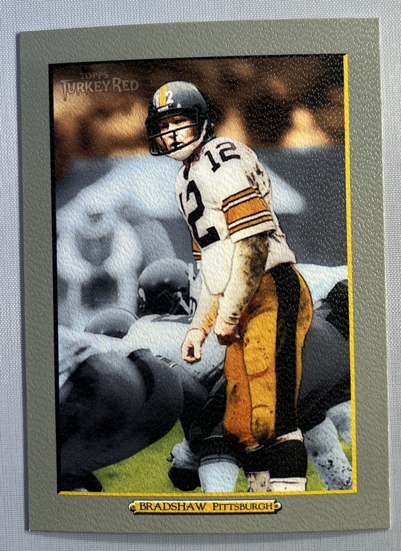 2005 Topps Turkey Red TERRY BRADSHAW # 240 Prominent Set Pitt Steelers HOF NM+
