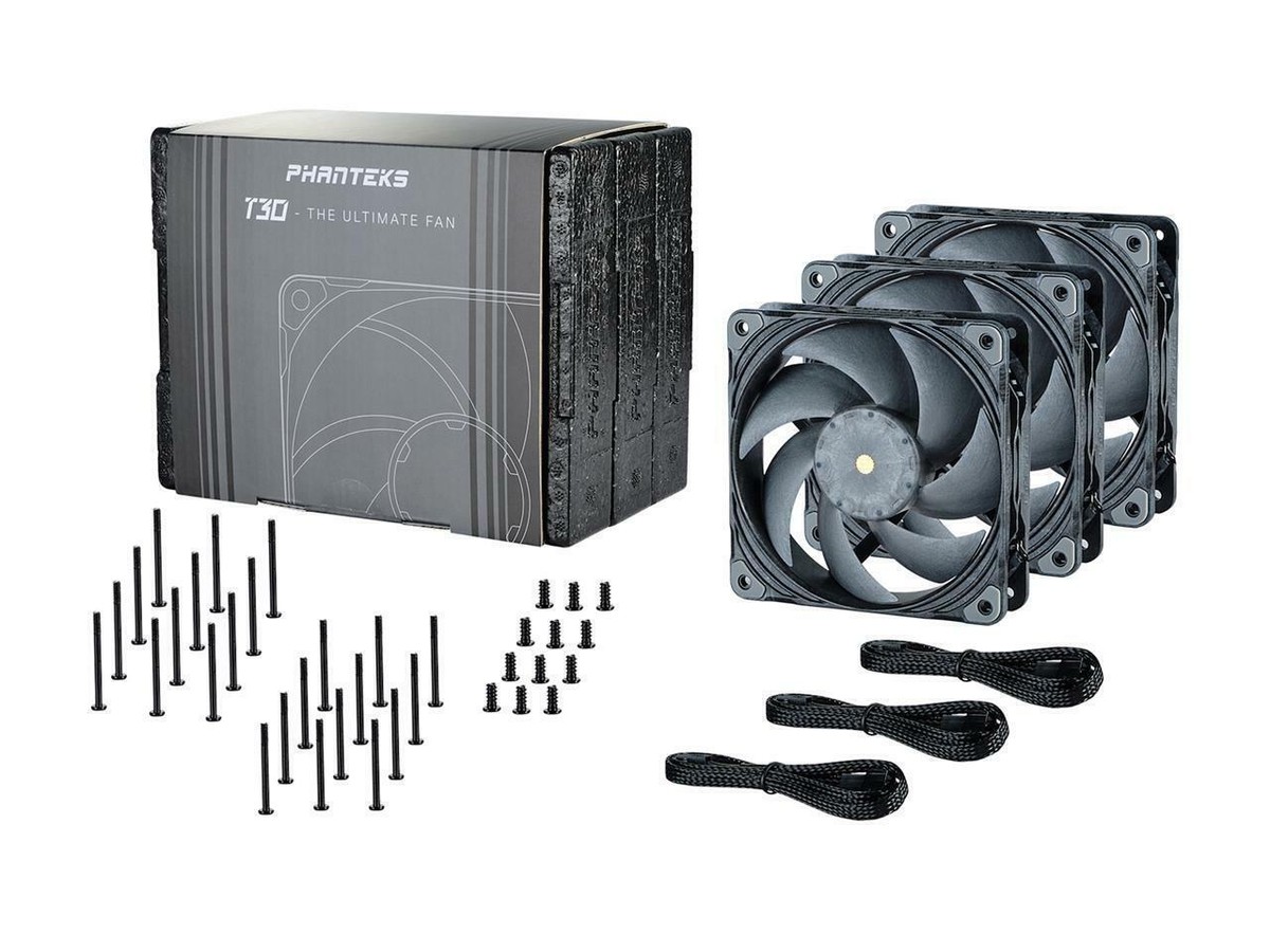Phanteks T30-120 Fan Triple-Pack, premium high-performance fan