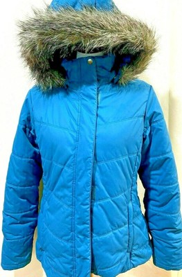 columbia puffer jacket with fur hood