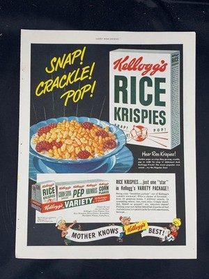 Magazine Ad* - 1949 - Kellogg's Corn Flakes - (#7)