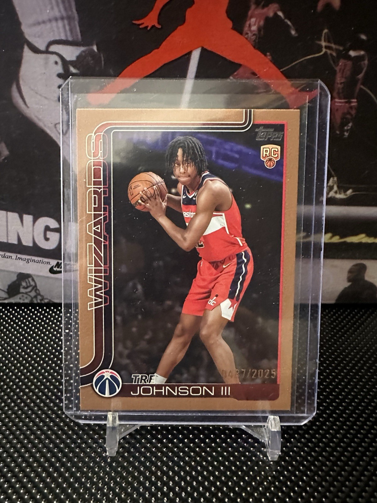 2025-26 Topps - Brown Border /2025 - Tre Johnson III #206 (RC)