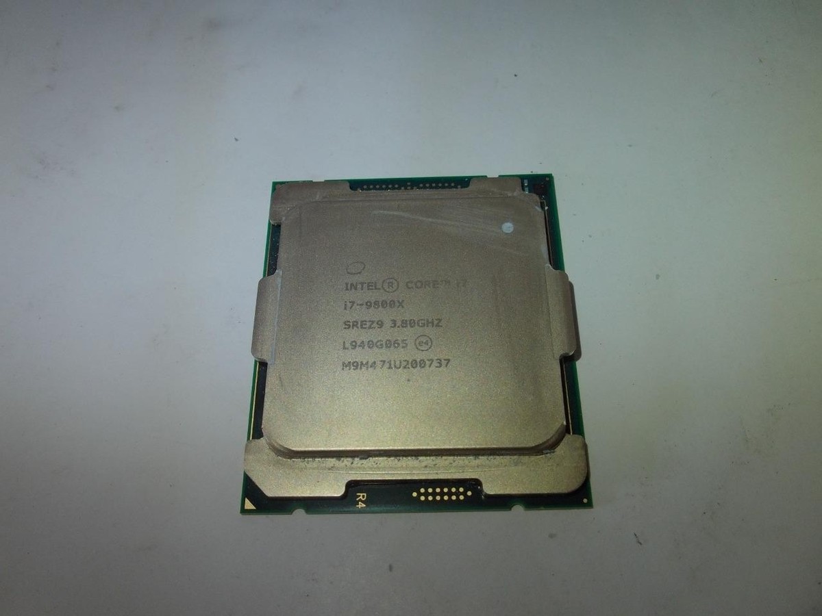 Intel I7-9800X Processor (3.8 GHz, 8 Cores, LGA 2066