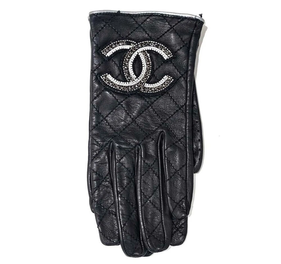 CHANEL Ramskin-Handschuhe mit CC-Logo 7123318720 64938118