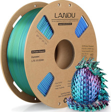 Silk Tri-Color PLA Filament 1.75Mm 1Kg, Triple Color Silk PLA Filament, Silk Rai