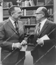 crp-58 medical science 1968 photo Walter Cronkite interviews Jonas Salk inventer