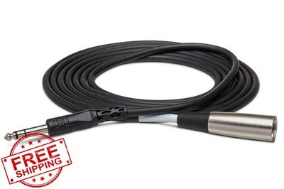 Hosa STX-120M 20ft 1/4'' TRS Male to XLR Male Cable