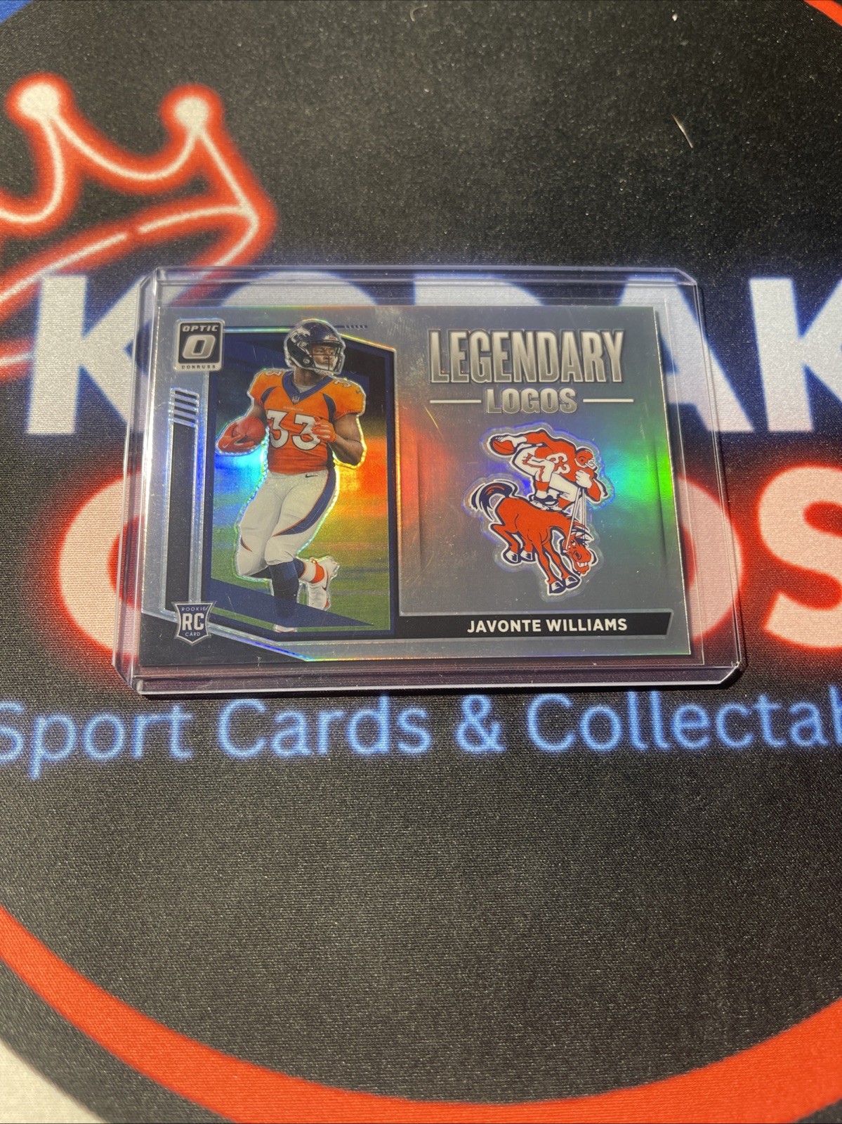 2021 Panini Donruss Optic - Legendary Logos Javonte Williams #LL-6 (RC)