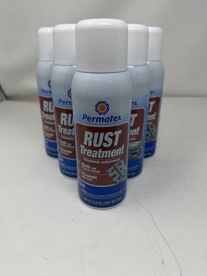 Permatex 81849 Rust Treatment Spray Aerosol Can Set 6 x 10.25oz Cans Seals