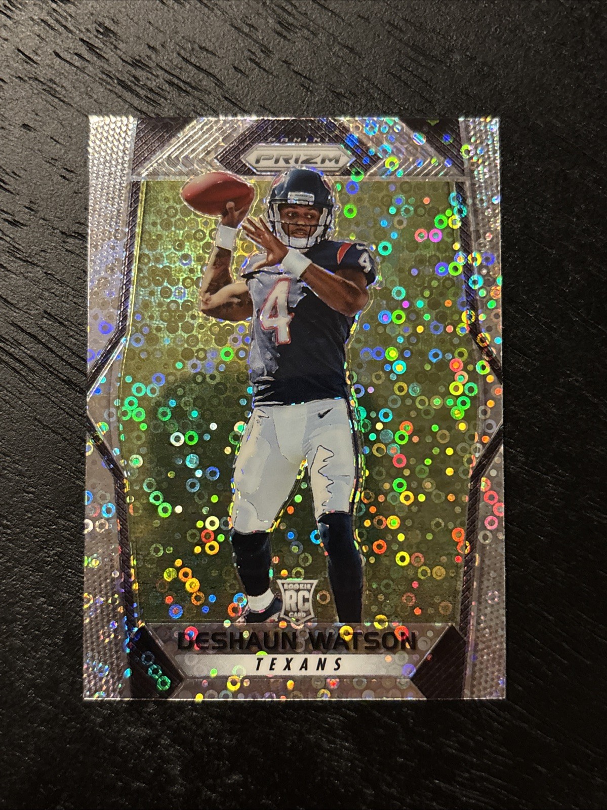 2017 DESHAUN WATSON PANINI PRIZM DISCO #279 ROOKIE RC TEXANS BROWNS