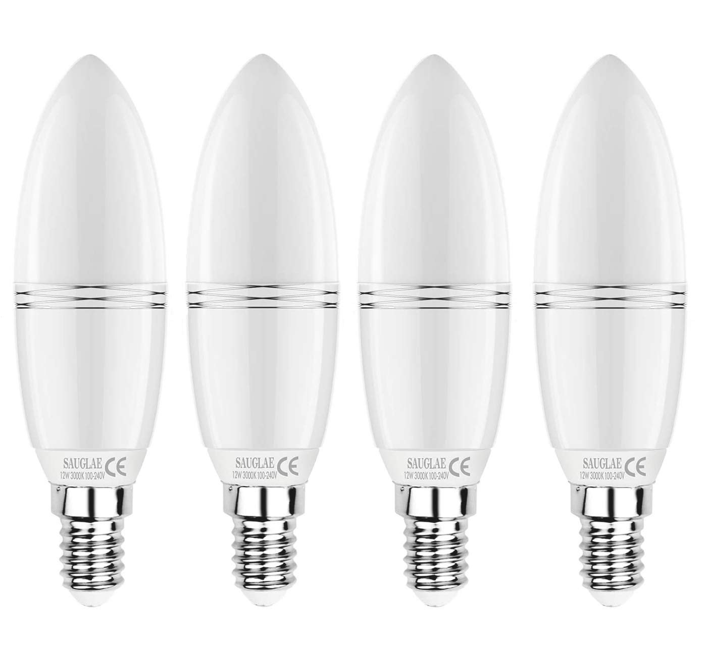 Ampoules LED bougie 12W à haute efficacité énergétique équivalent 100W pour maison