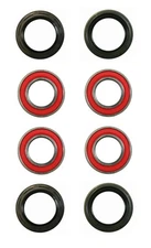 Both Front Wheel Bearings & Seals Kit for Yamaha Rhino 450 4x4 2006-2009