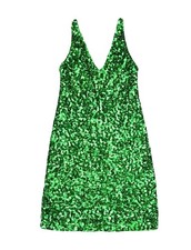 Green Sequin Mini Dress Women’s Size Sm Sleeveless St. Patrick’s Christmas Party