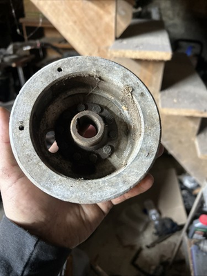 #ad Husqvarna 250 WR250 HUSKY Engine Alternator Flywheel 1976 VTG #29 ANX B215 $30.00