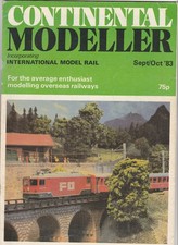 Continental Modeller Sept/Oct '83 Magazine Model Rail Train Hobby