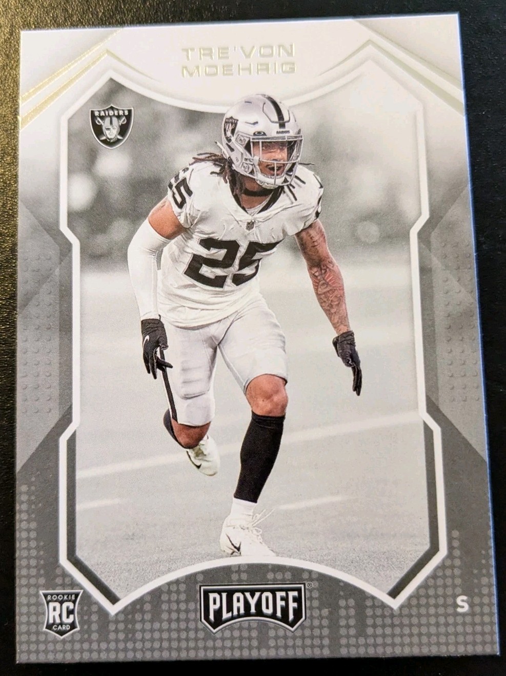 2021 Panini Playoff Football Tre'von Moehrig Rookie #262 Las Vegas Raiders